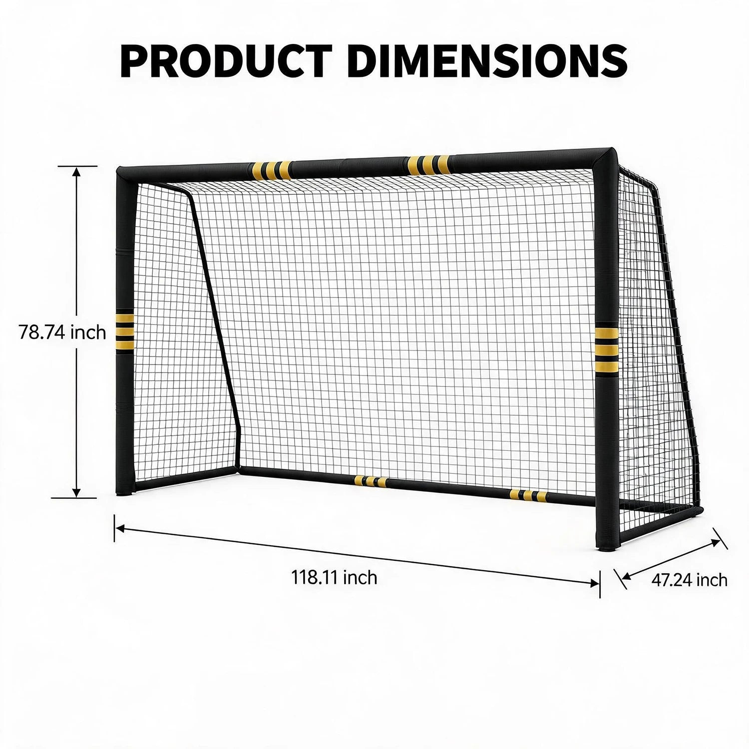10x6.5FT Soccer Goal For Backyard
