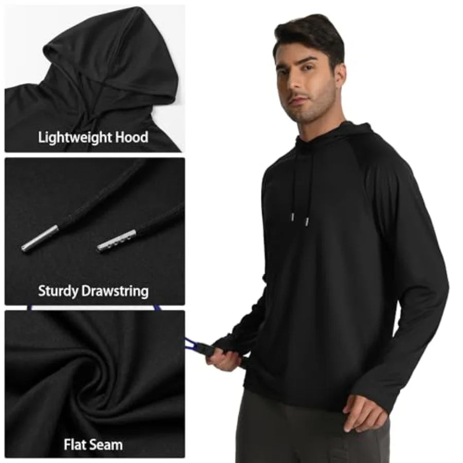 5 Pack Men's Fishing Shirts Long Sleeve
