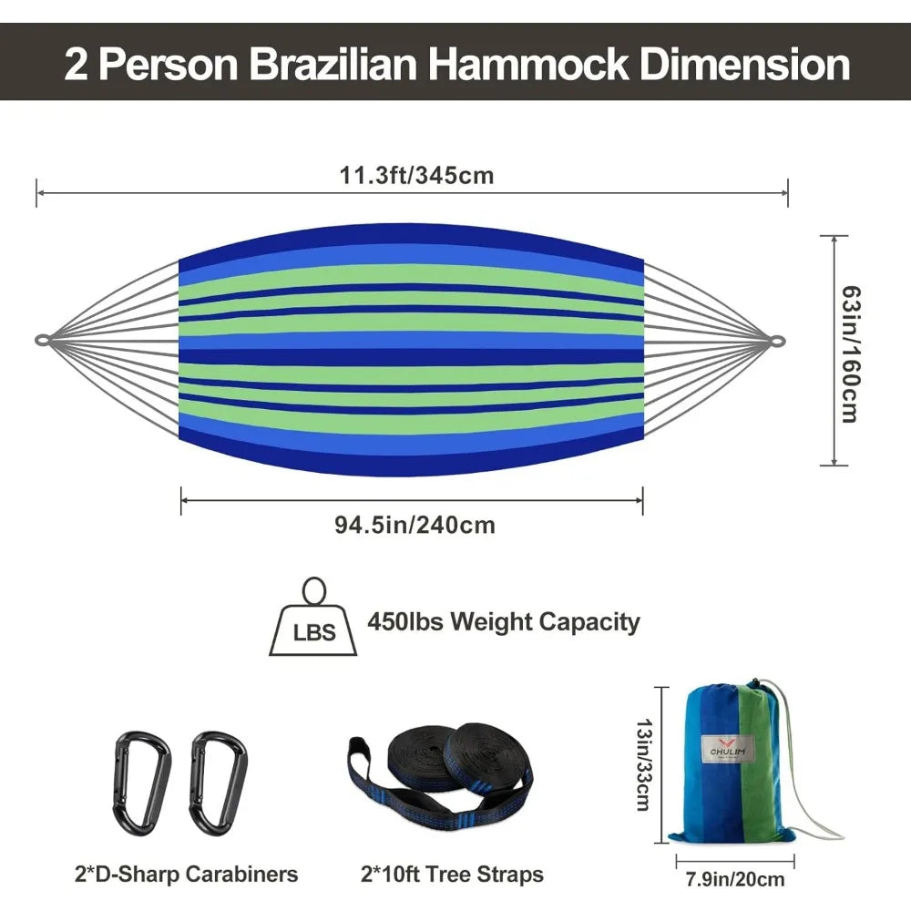 Extra Large Double Cotton Hammock