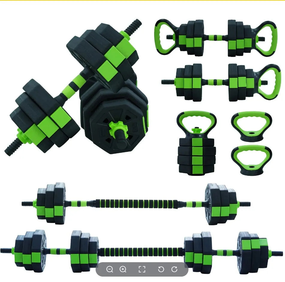 66lbs/88lbs Weight 4 in 1 Adjustable Kettlebell Set  Dumbbell