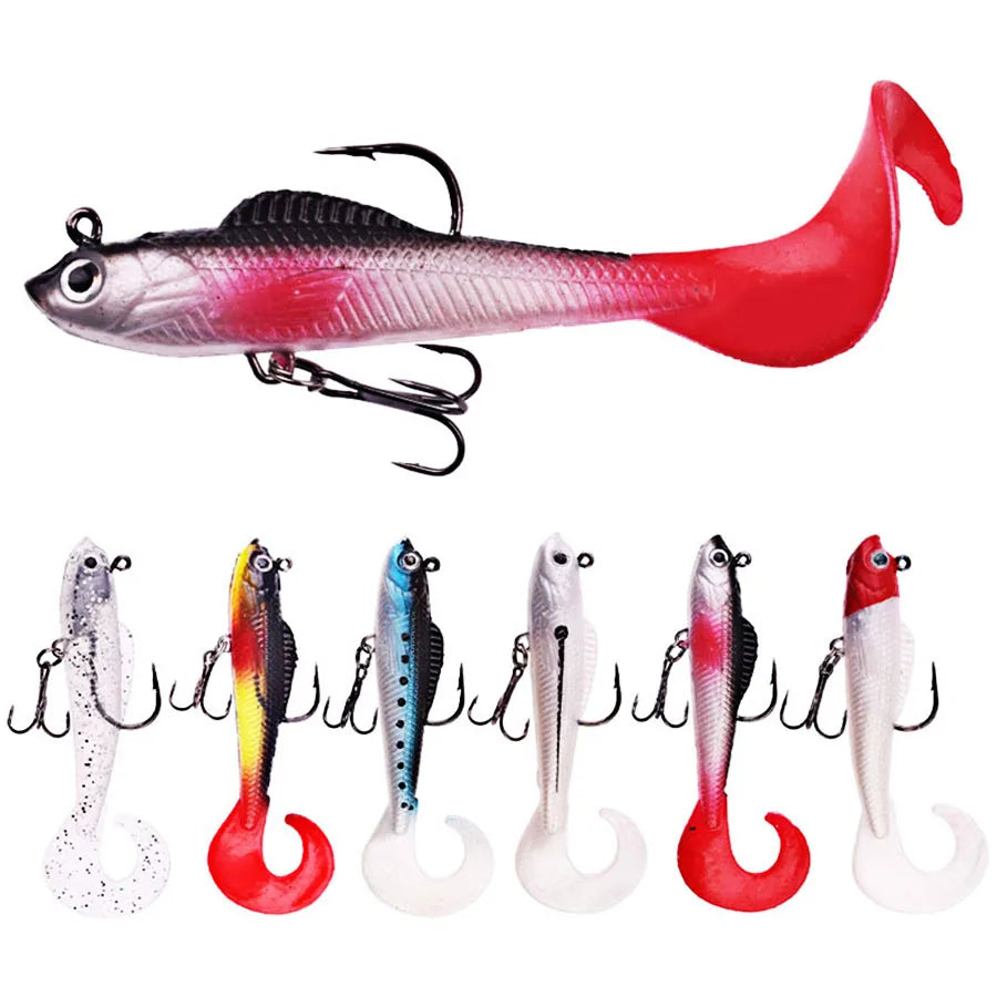6PCS Wobblers Artificial Fishing Baits
