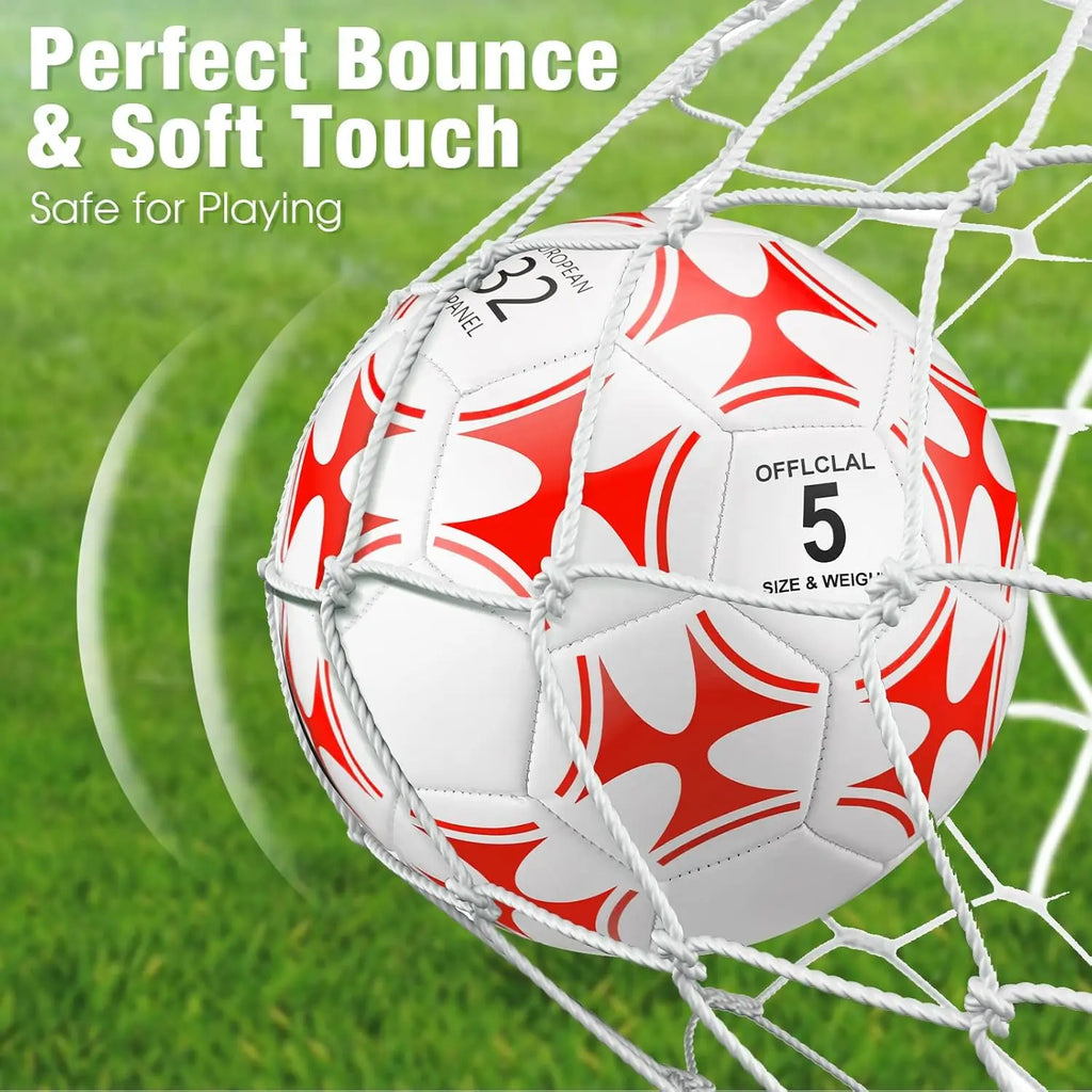12 Pcs Soccer Balls with Pump