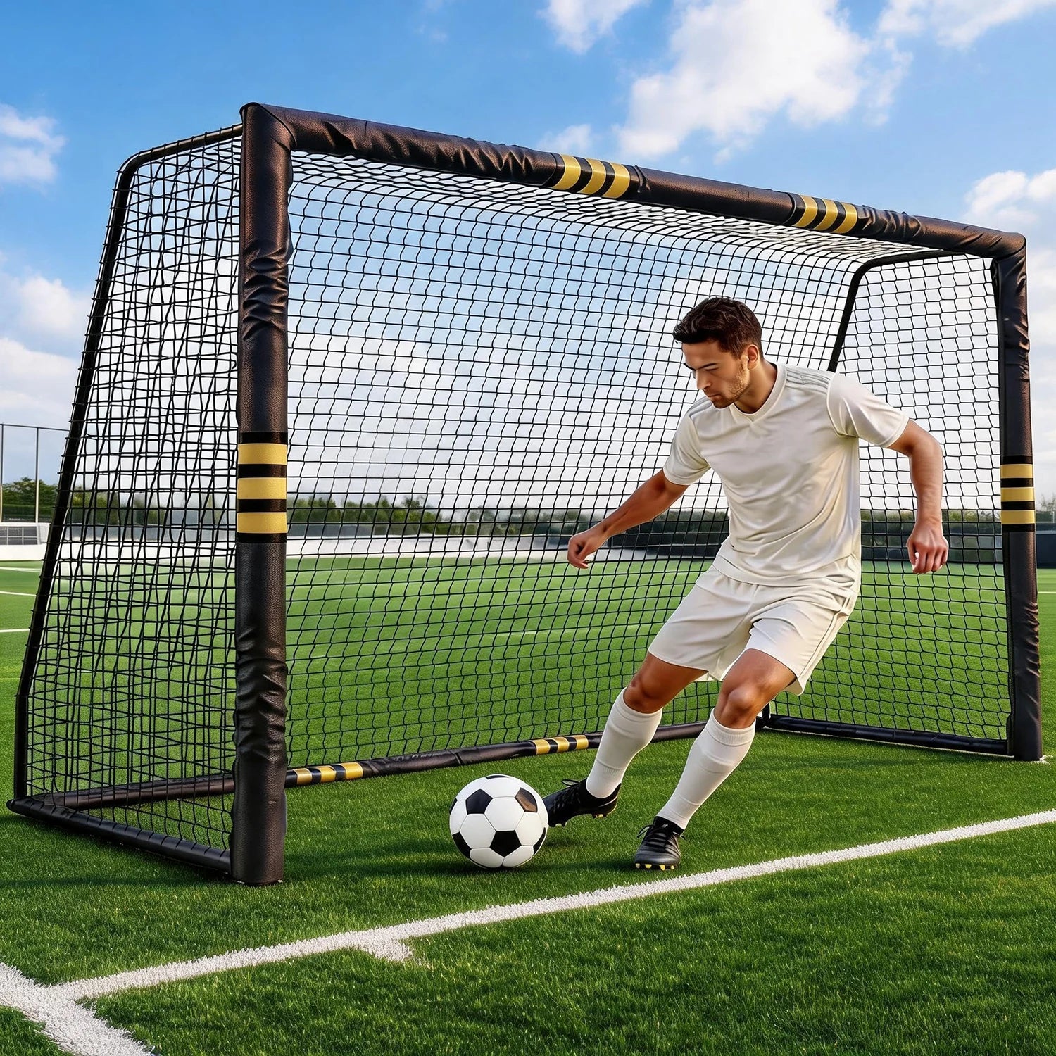 10x6.5FT Soccer Goal For Backyard