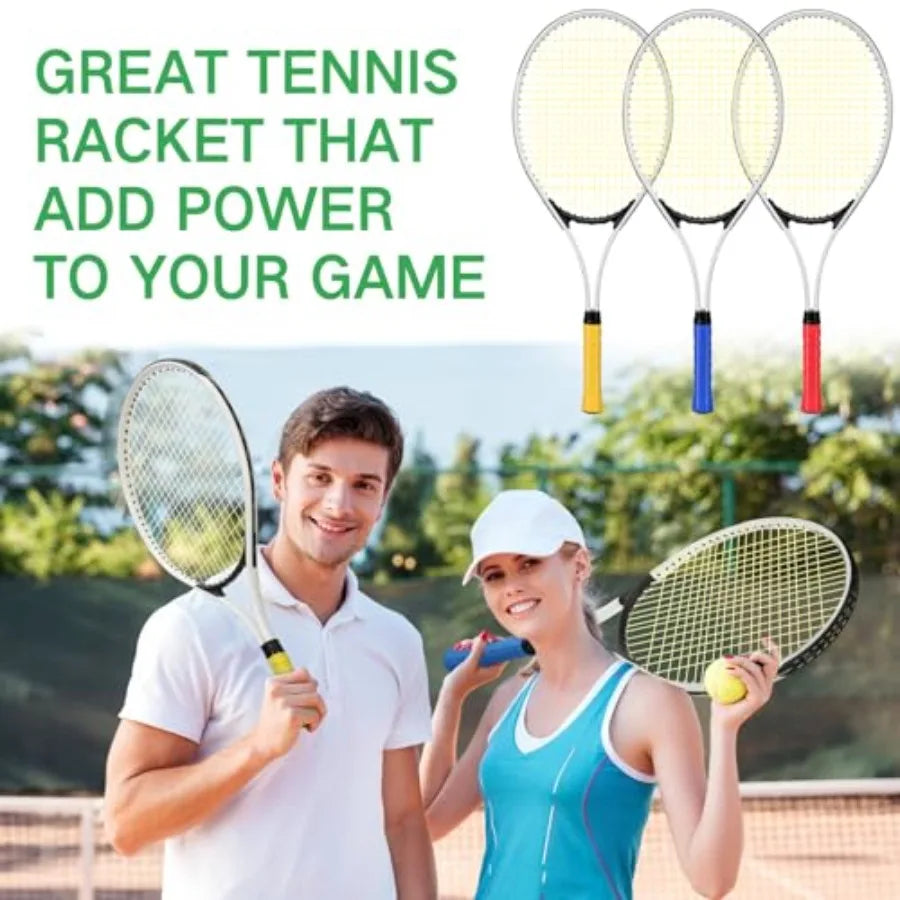 12 Pcs 27" Tennis Rackets for Adult Players