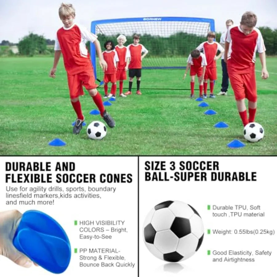 Set of 2  6X4/ ft Toddler Soccer Nets