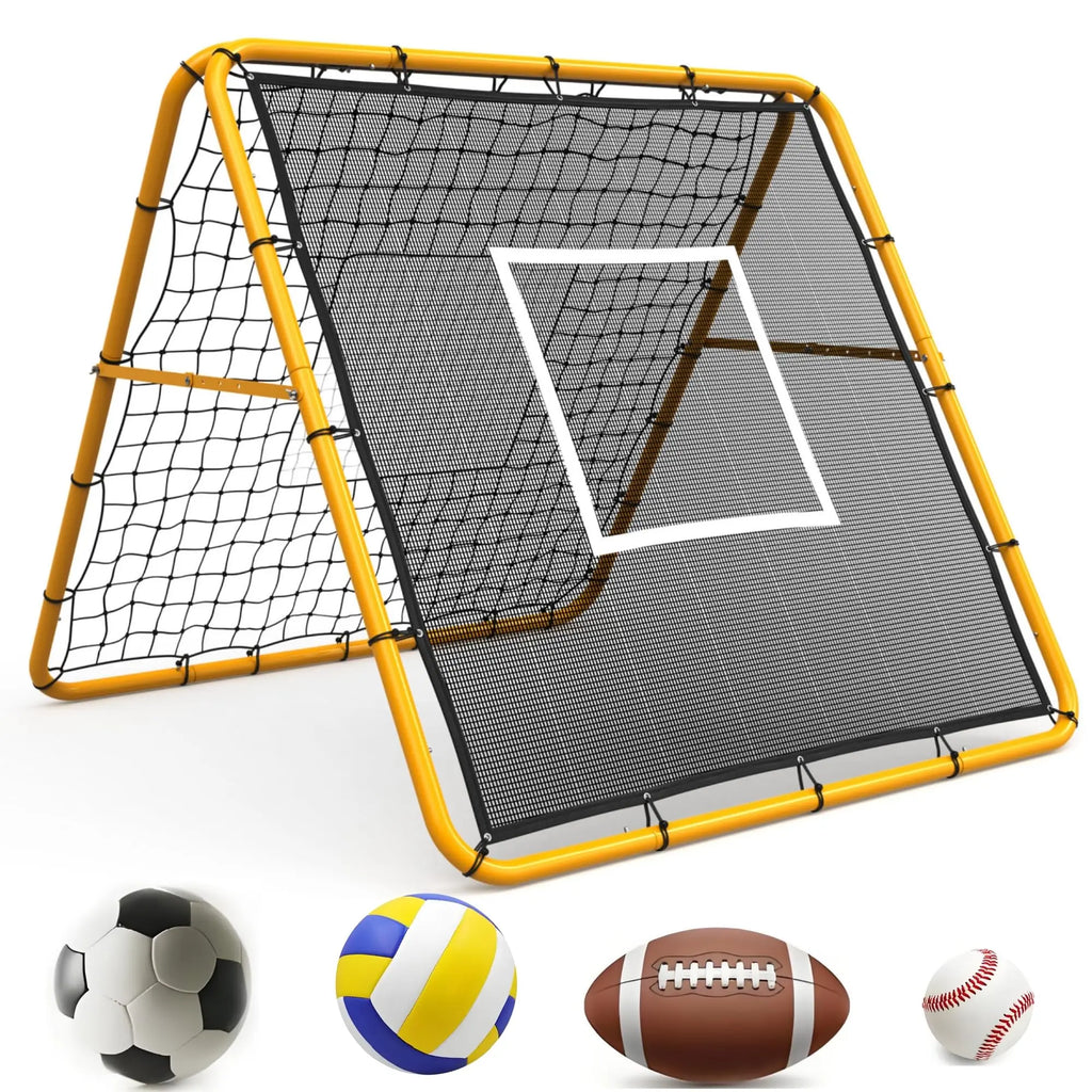 4x4 Ft Adjustable Multi-Sport Rebounder Net