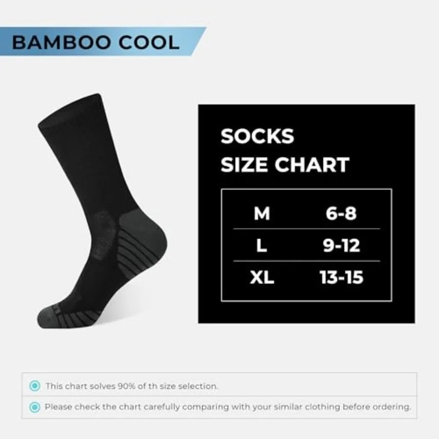 6 Pack Men's Crew Socks  Sports Socks