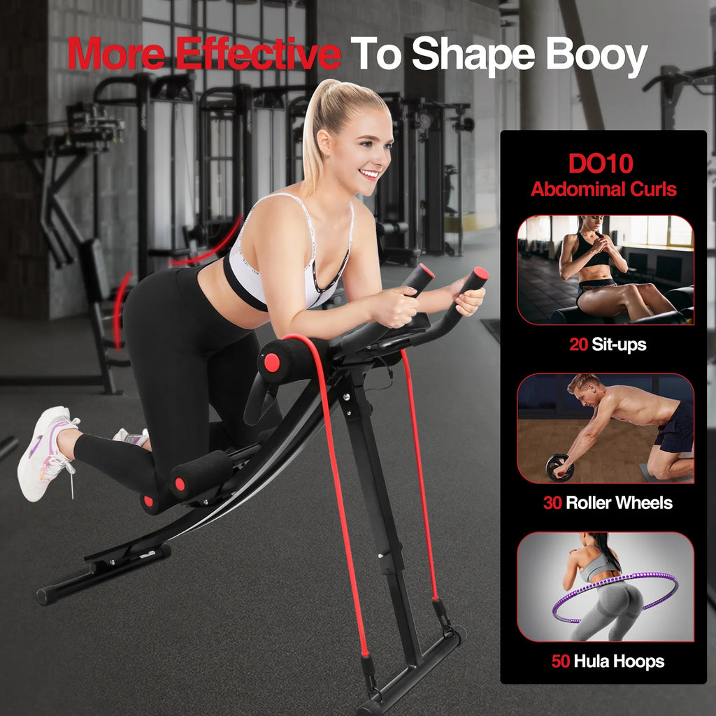 Foldable Ab Machine Max 440lbs