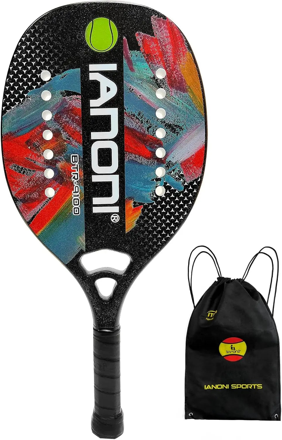 Beach Tennis Racket Carbon Fiber