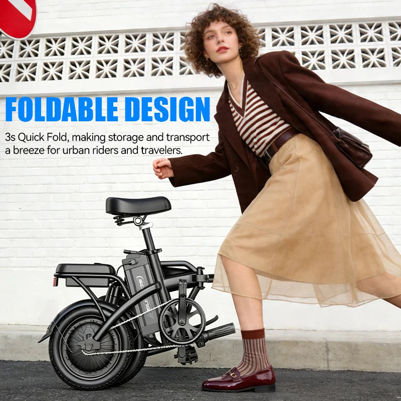 14'' Foldable Commuter Ebike 500W Motor