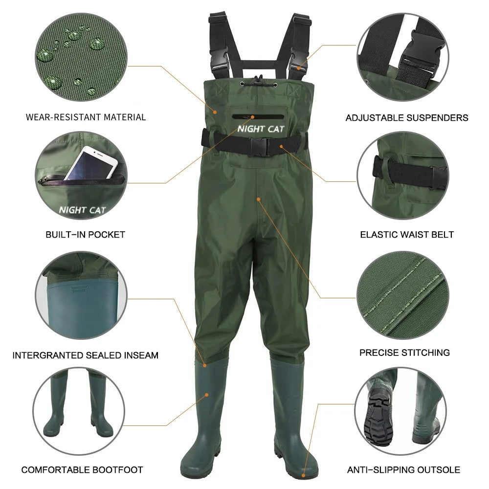 Night Cat Fishing Wader