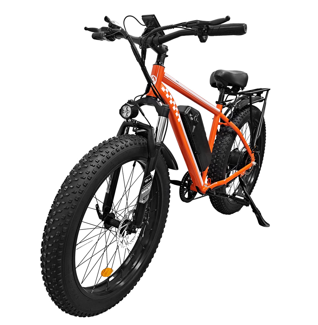 Orange Electric Bike for Adults 1000W