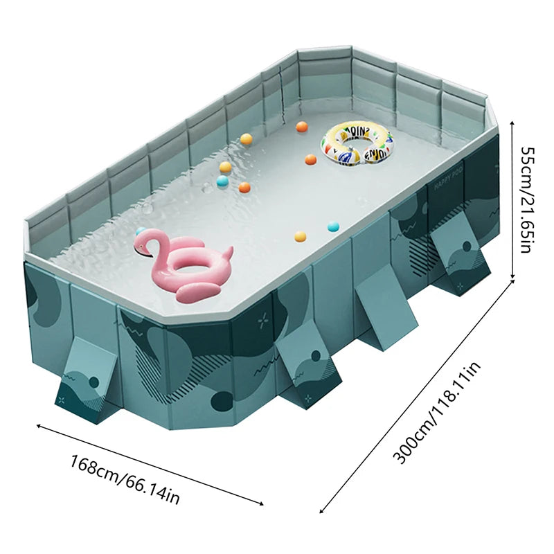 Foldable Rectangular Non-Inflatable Swimming