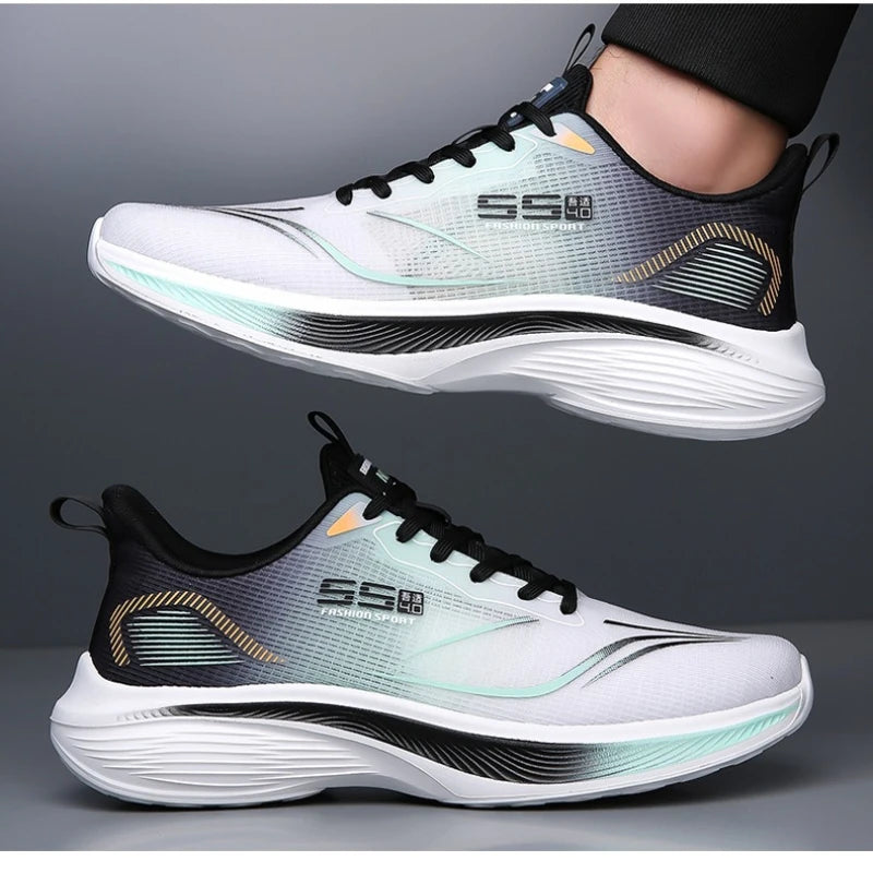 Trendy Men Shoes Soft Sole Running Sneakers
