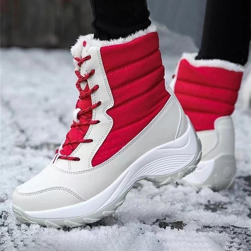 Women Boots Waterproof Heels Boots