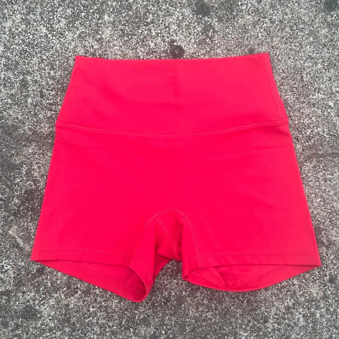 Solid Color Women Gym Sport Short