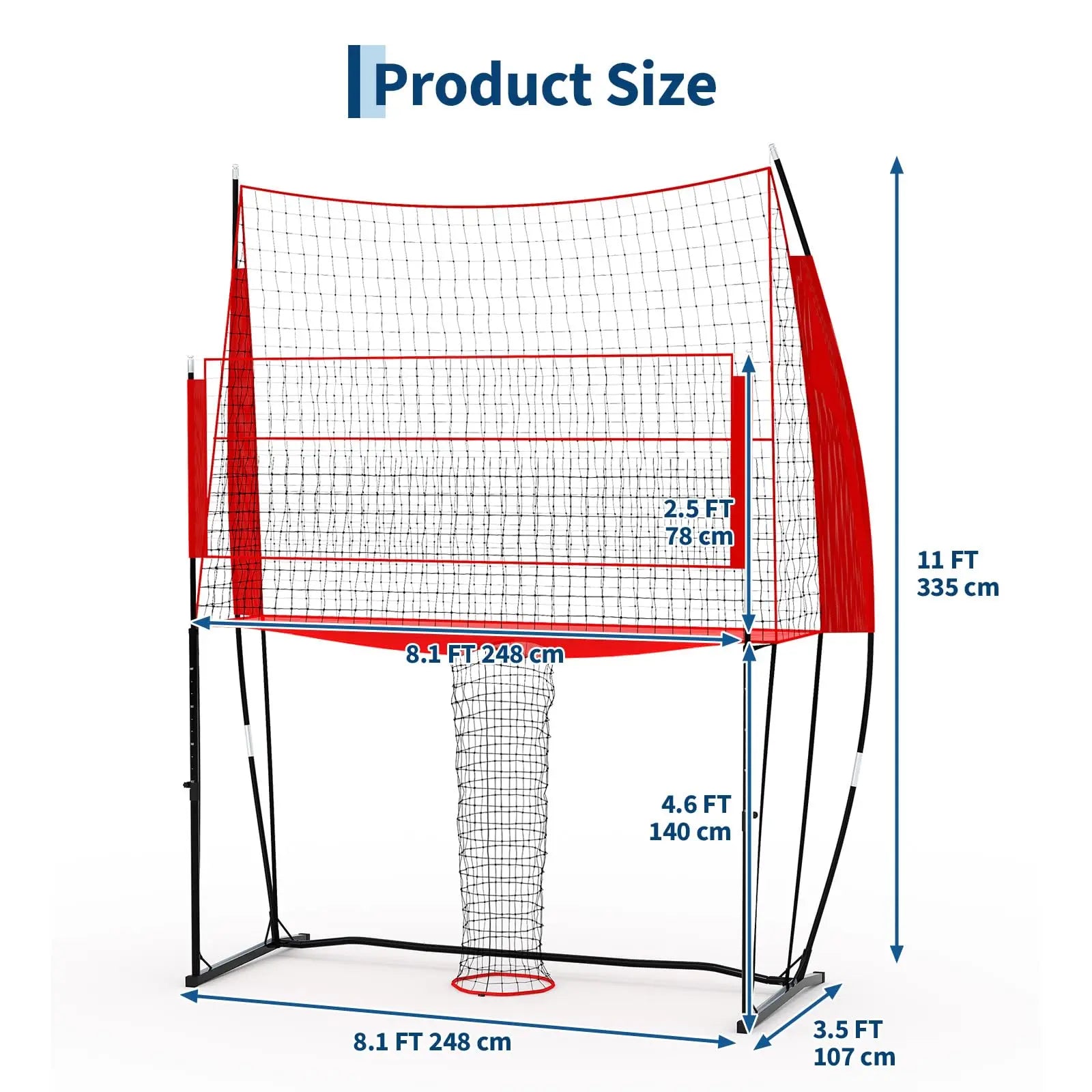 Volleyball Net Height Adjustable