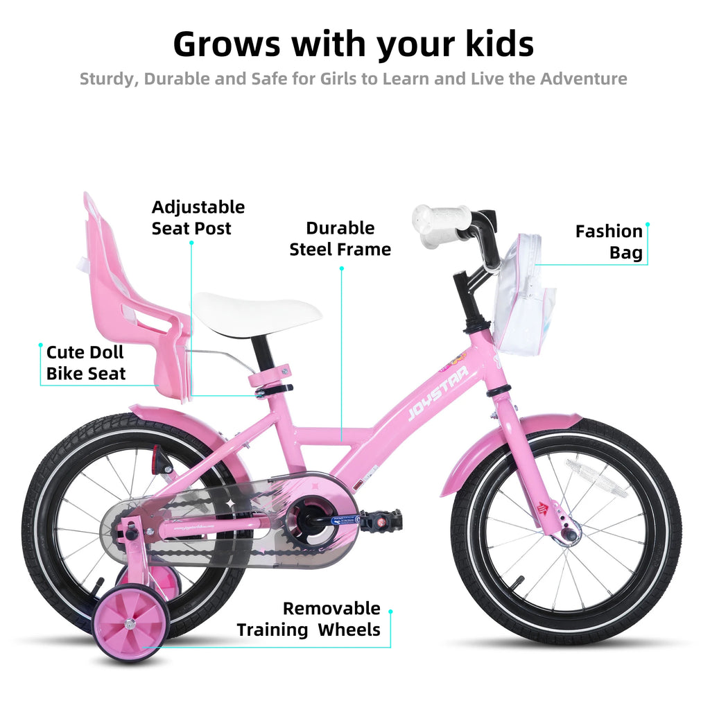 14 16 20 Inch Kids Bike for Girls Ages