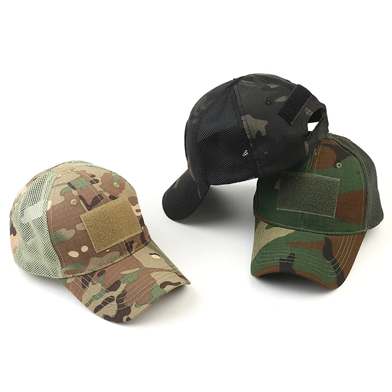 Multicam Camouflage Tactical Mesh Cap