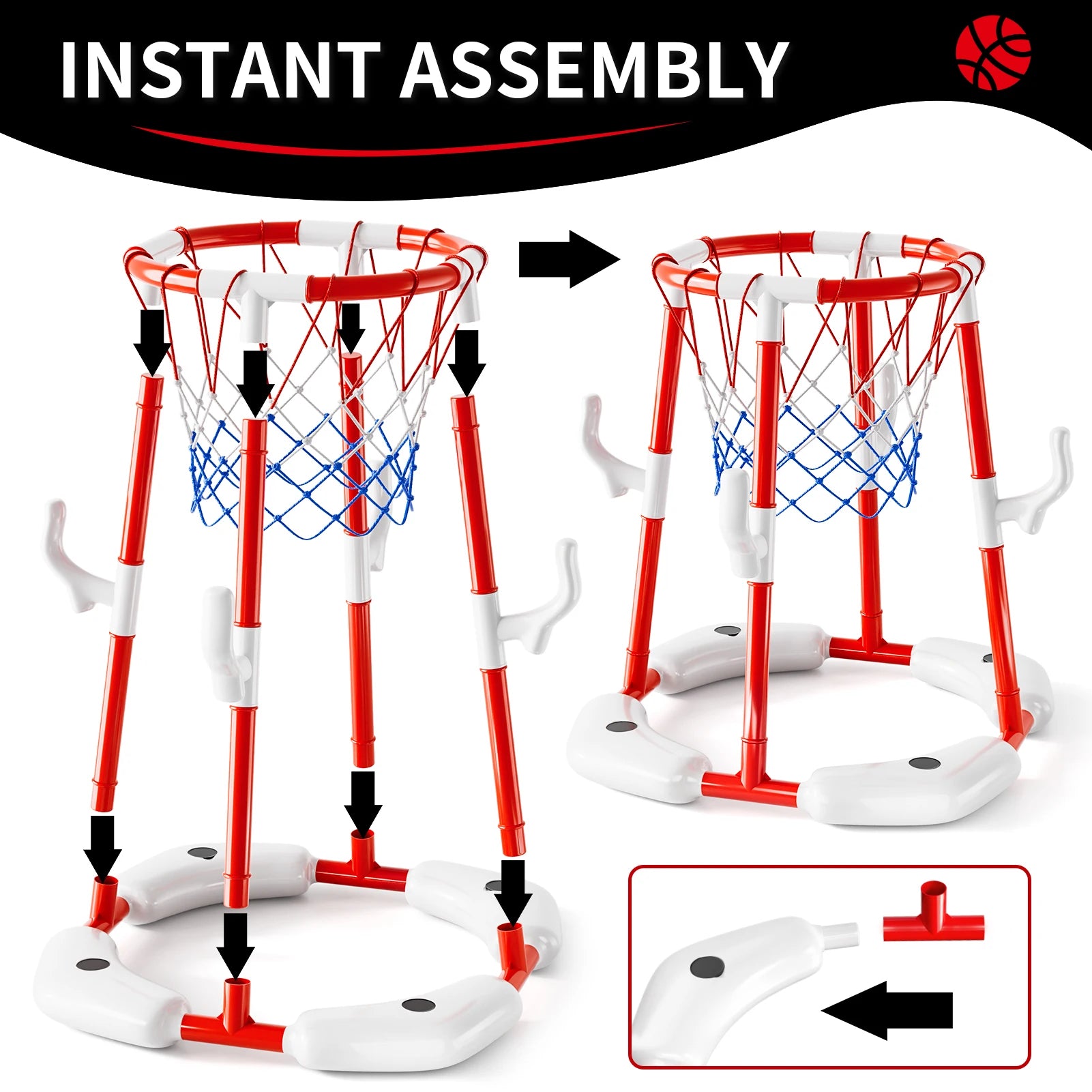 Floating Basketball Pool Game