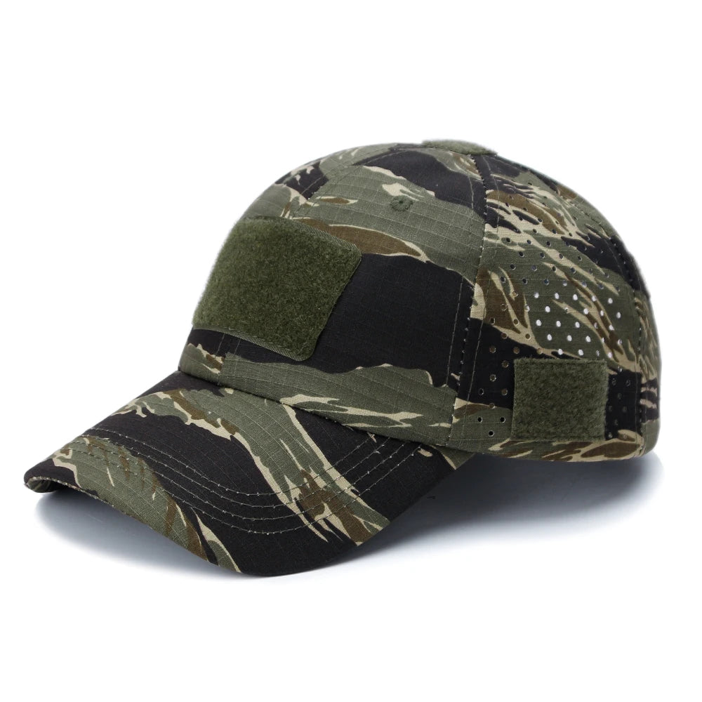 Men Camouflage Hunting Cap Breathable Sunscreen