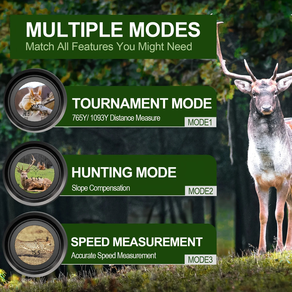 Golf/Hunting Rangefinder with Slope
