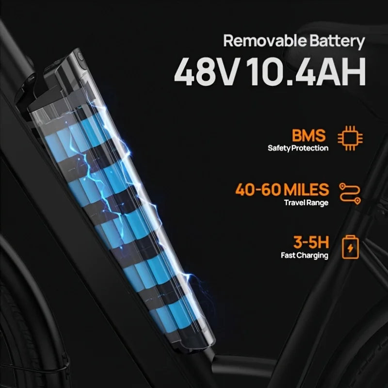750W E26 Electric Bike for Adults