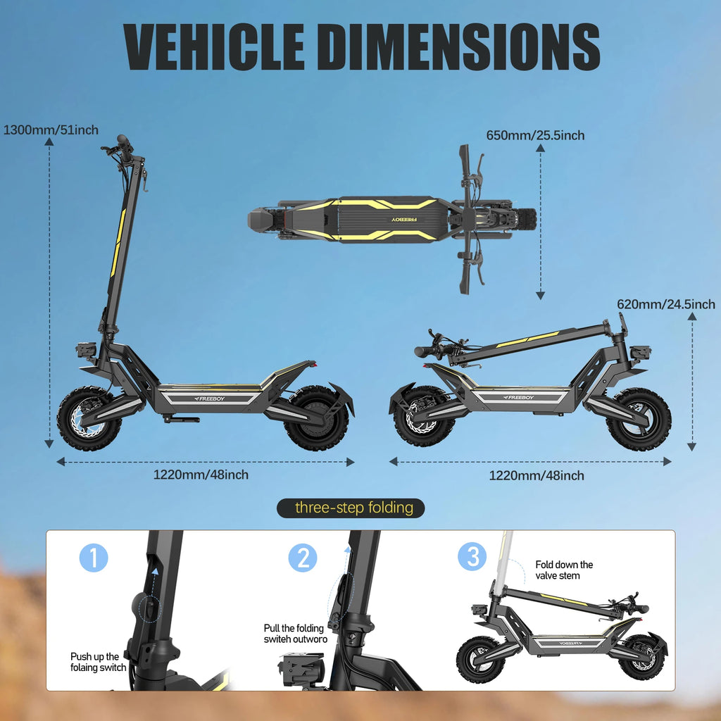 1200W Off Road Electric Scooter for Adults
