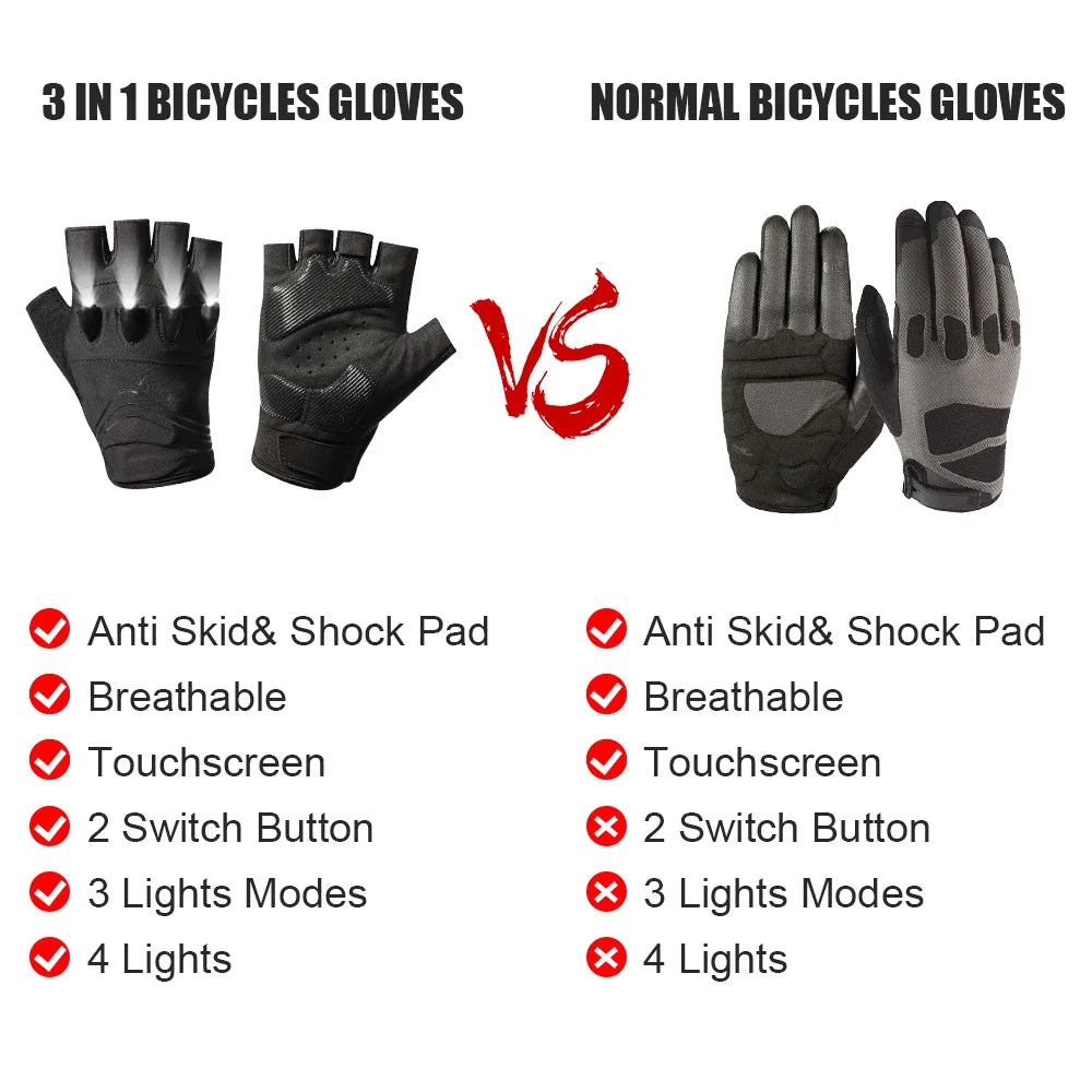 Outdoor Sports Cycling Gloves Half Finger