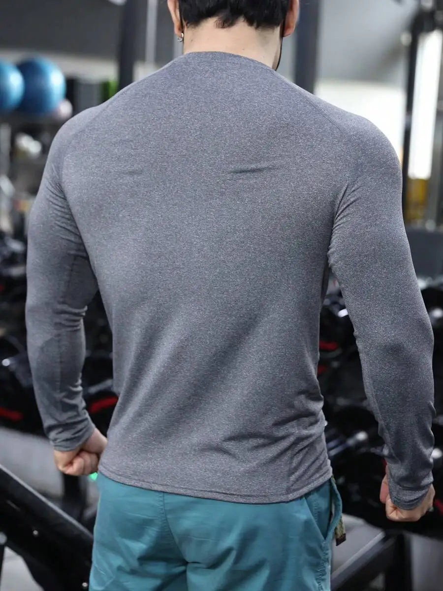 Mens Long Sleeve Compression Shirt