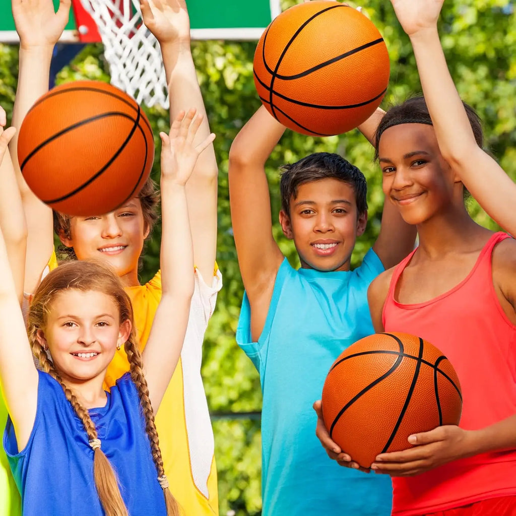 12 Pcs Official Rubber Basketball