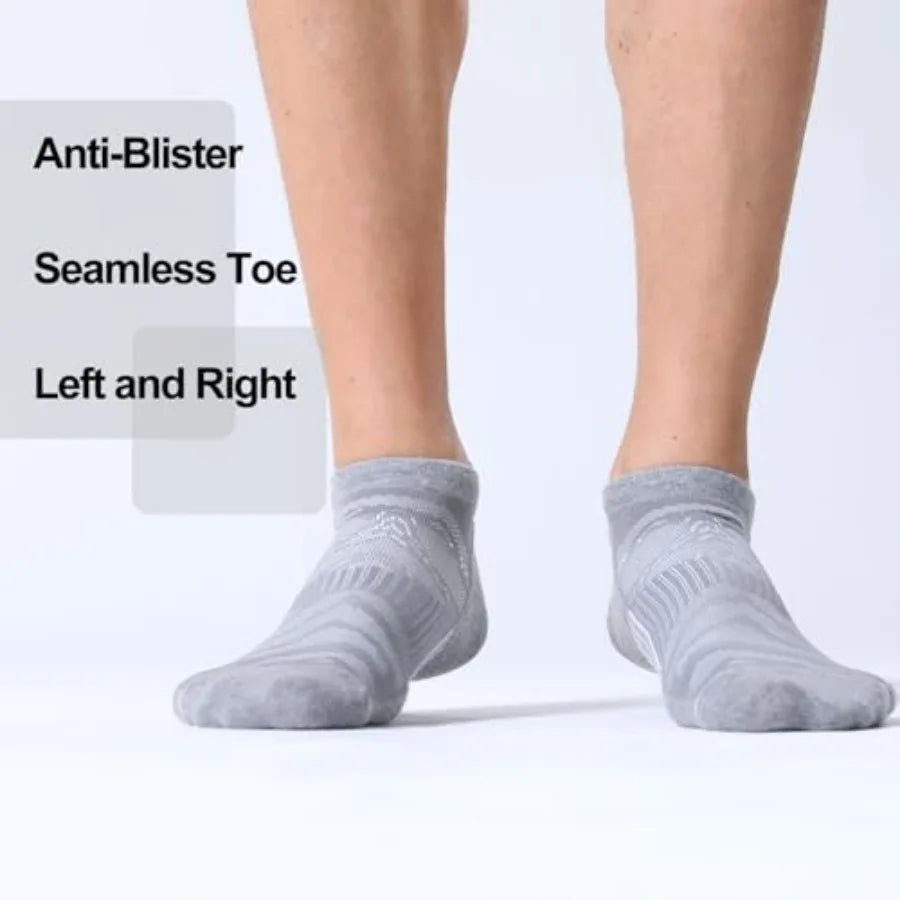 Men's 6 Pack Ankle Running Socks