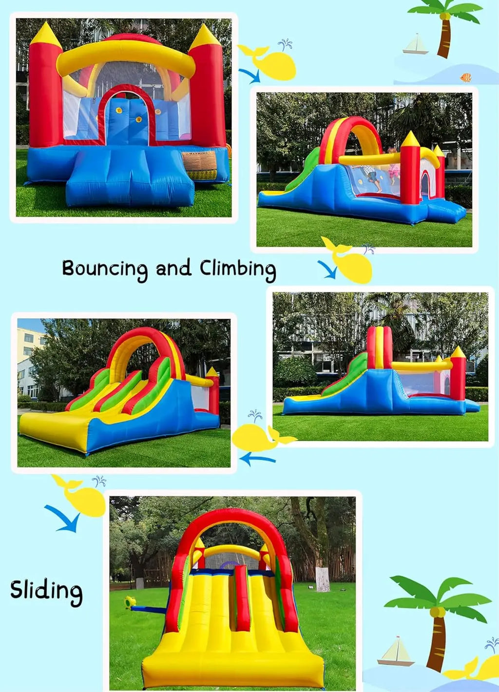16x7.2FT Inflatable Bounce House