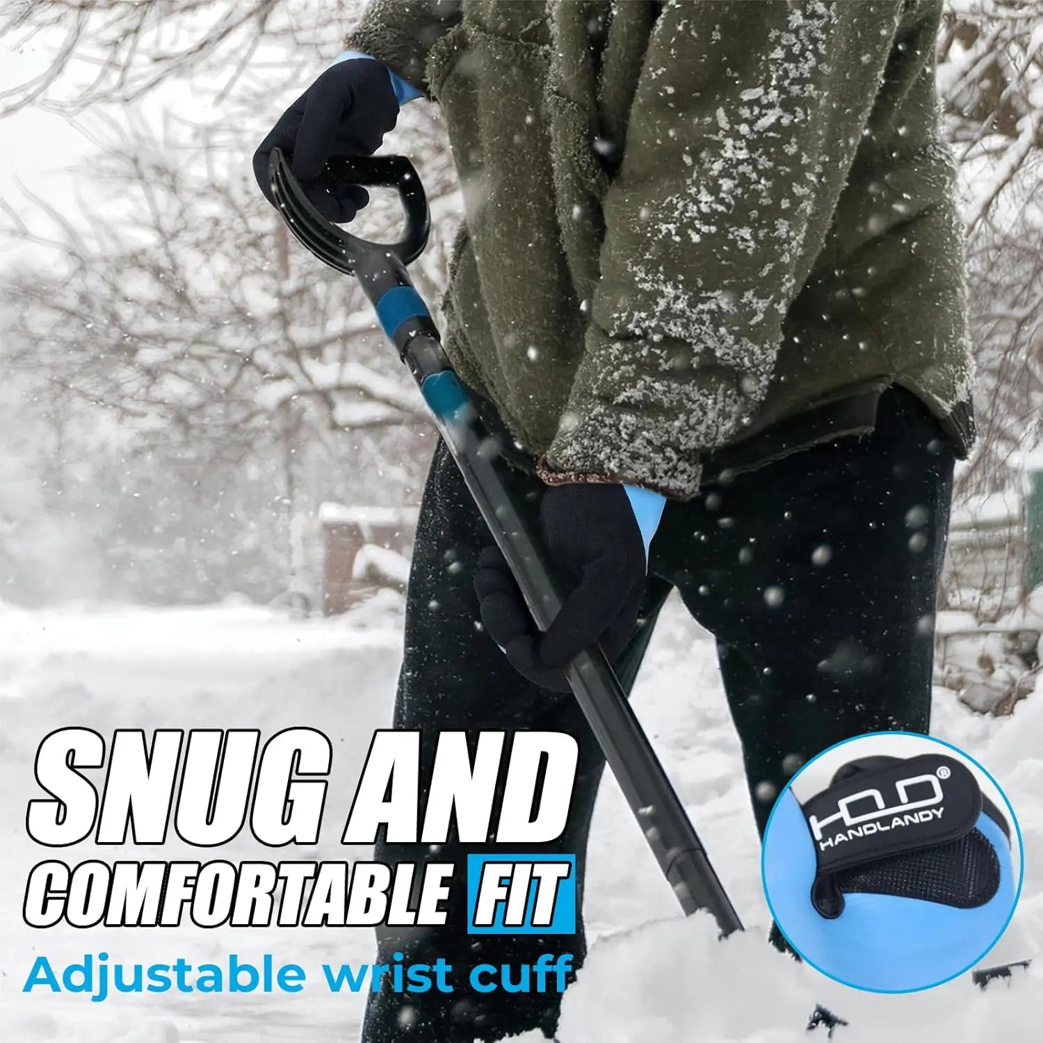2 Pairs Insulated Waterproof Work Gloves