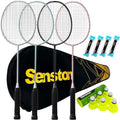 Professional Badminton Rackets Set of 4