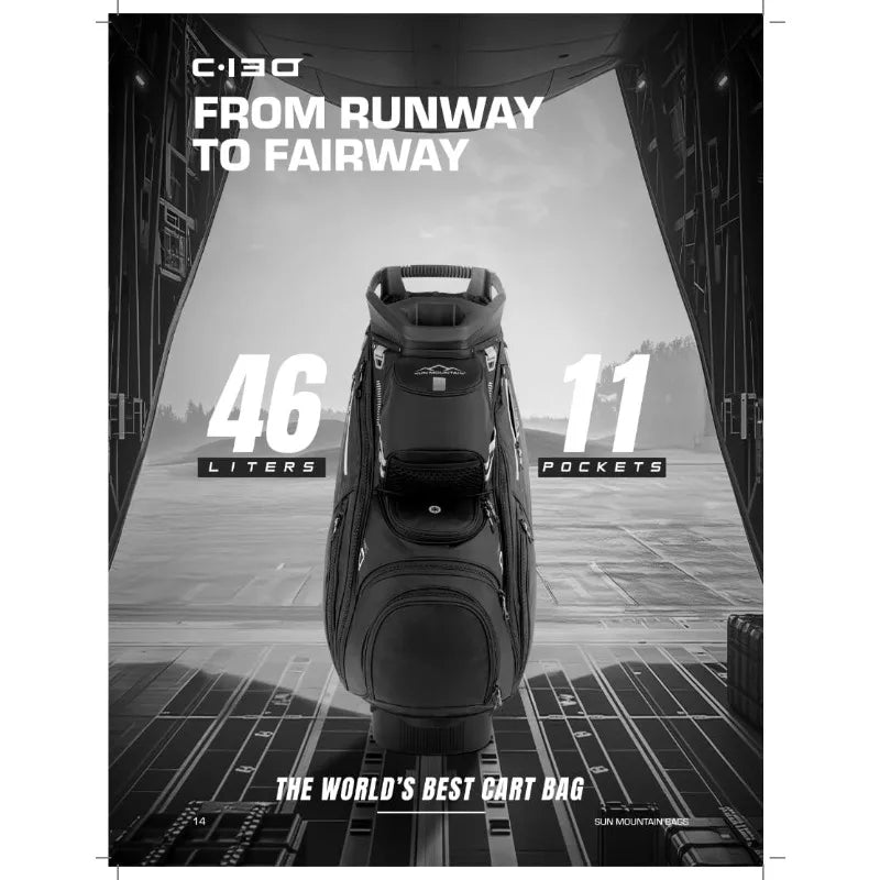 Men's C130 Lightweight Cart Golf Bag