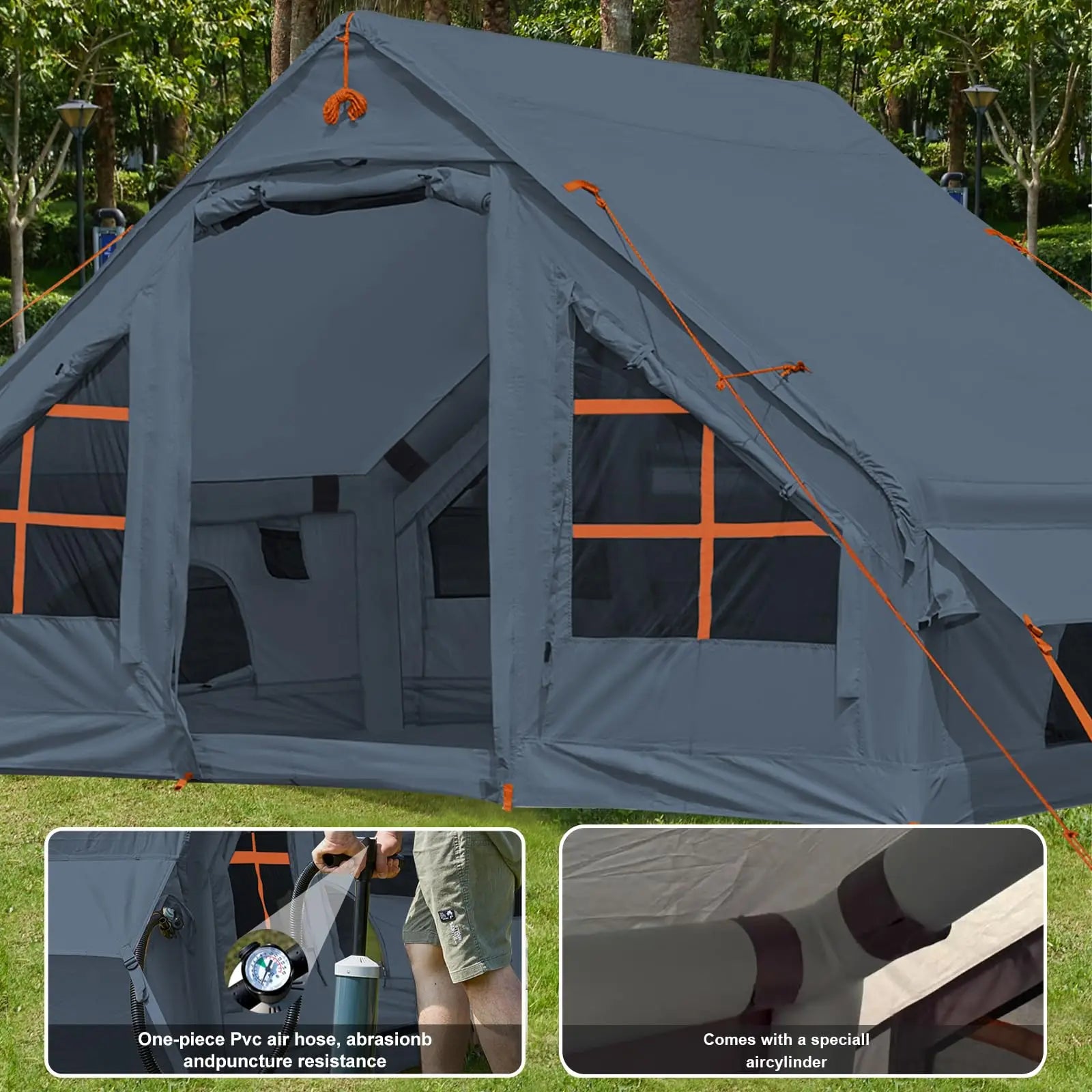 Inflatable Camping Tent With Awning