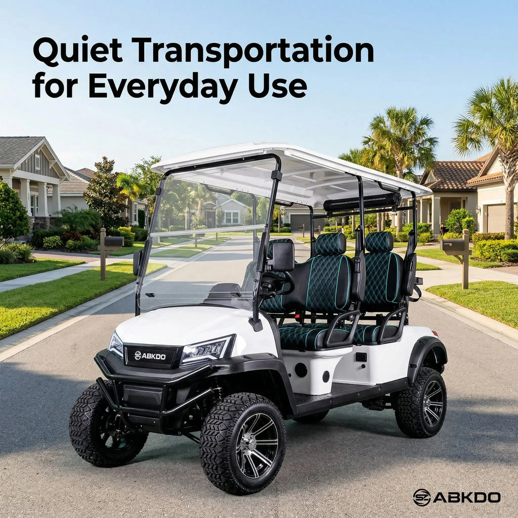 Golf 4 Seater Electric Golf Cart 5kW AC Moto