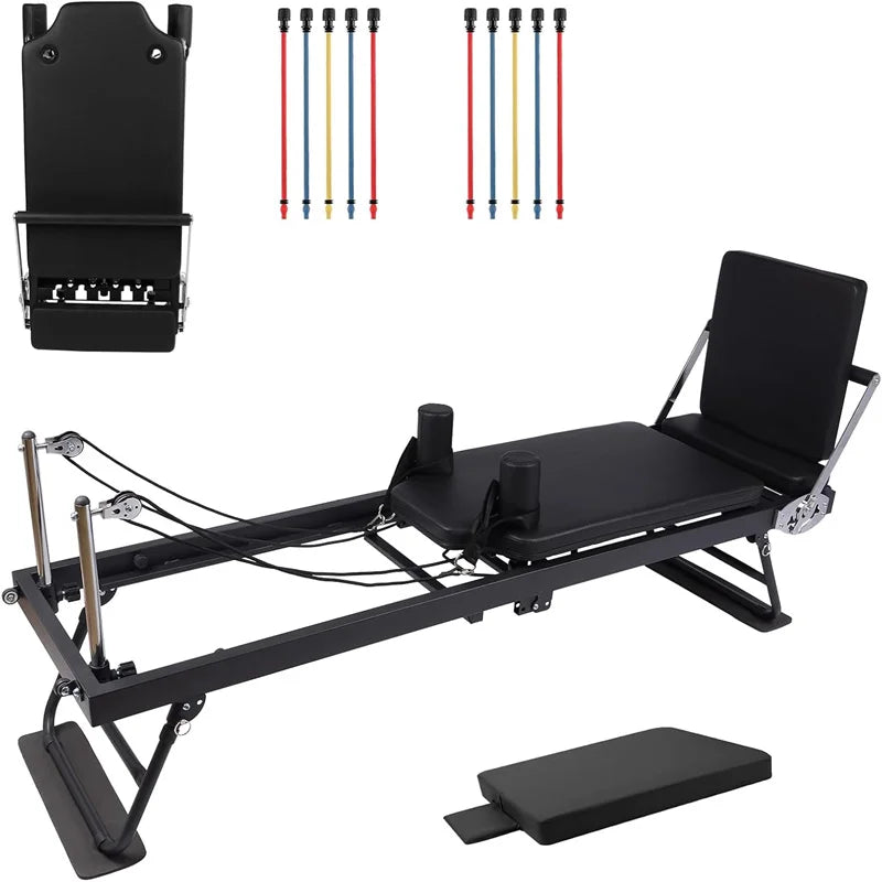 Pilates Reformer Machine 77" Foldable