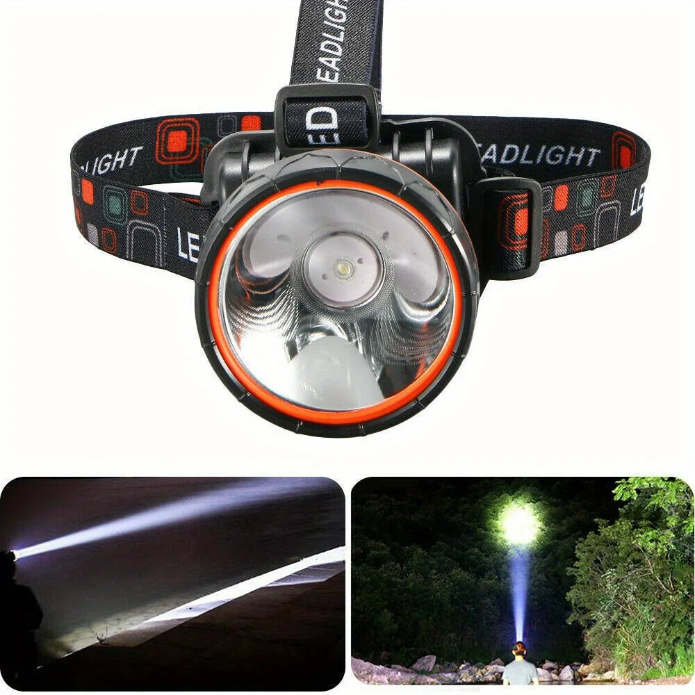 Super Bright LED Headlight Rechargeable Headlight