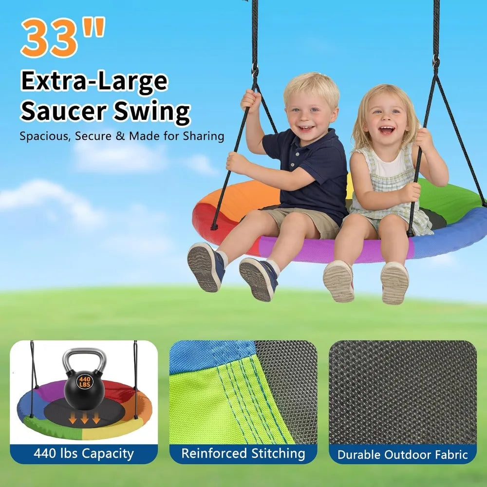 Heavy-Duty 440lbs Swing Frame Set