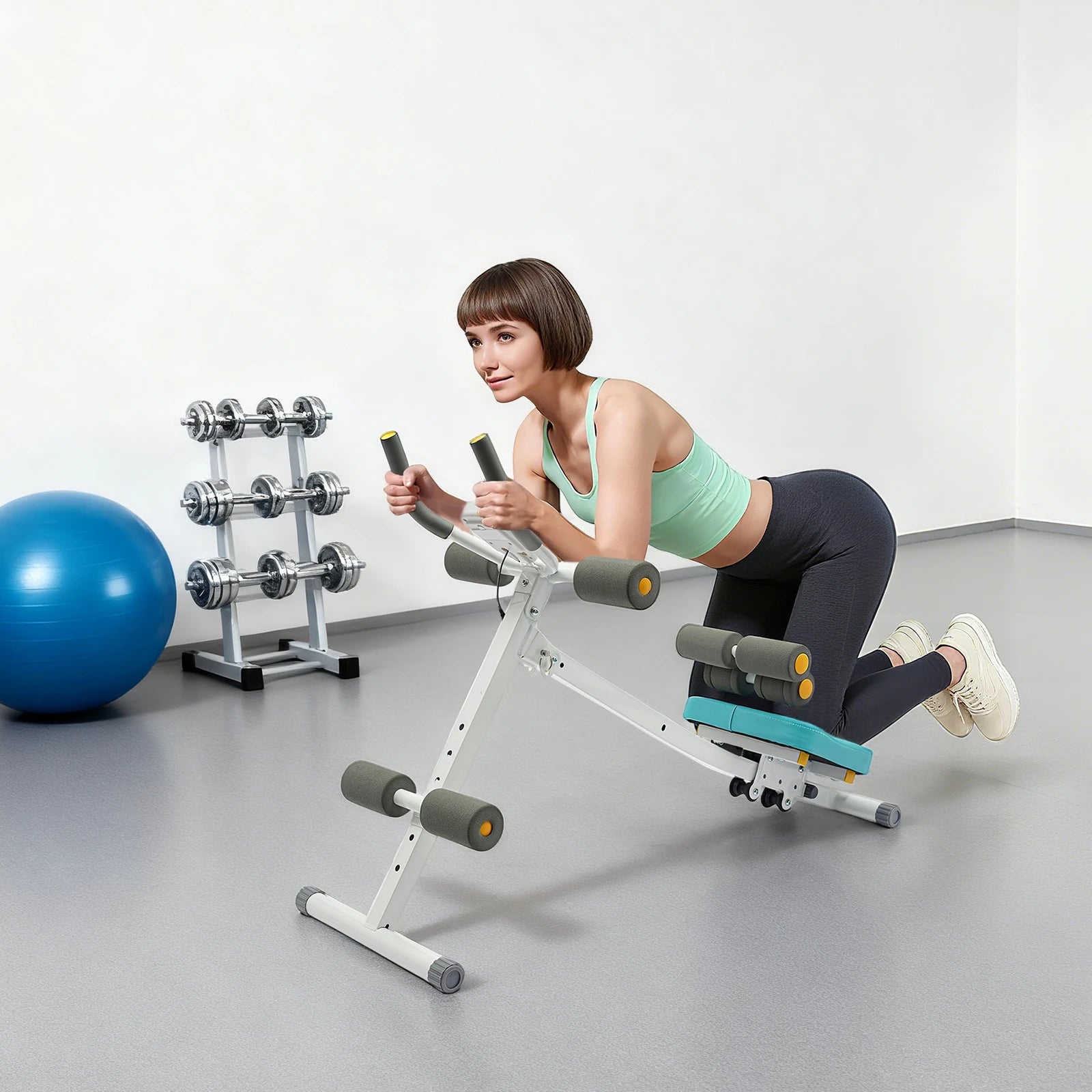 Sit Up Ab Machine, 264 lbs Capacity
