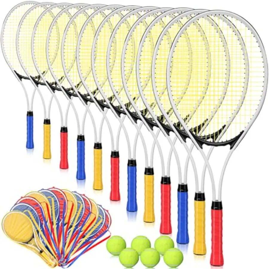12 Pcs 27" Tennis Rackets for Adult Players