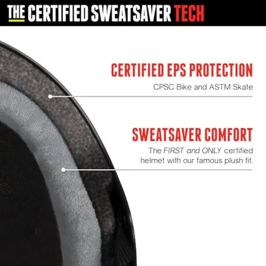 Certified Sweat saver Helmet Bike