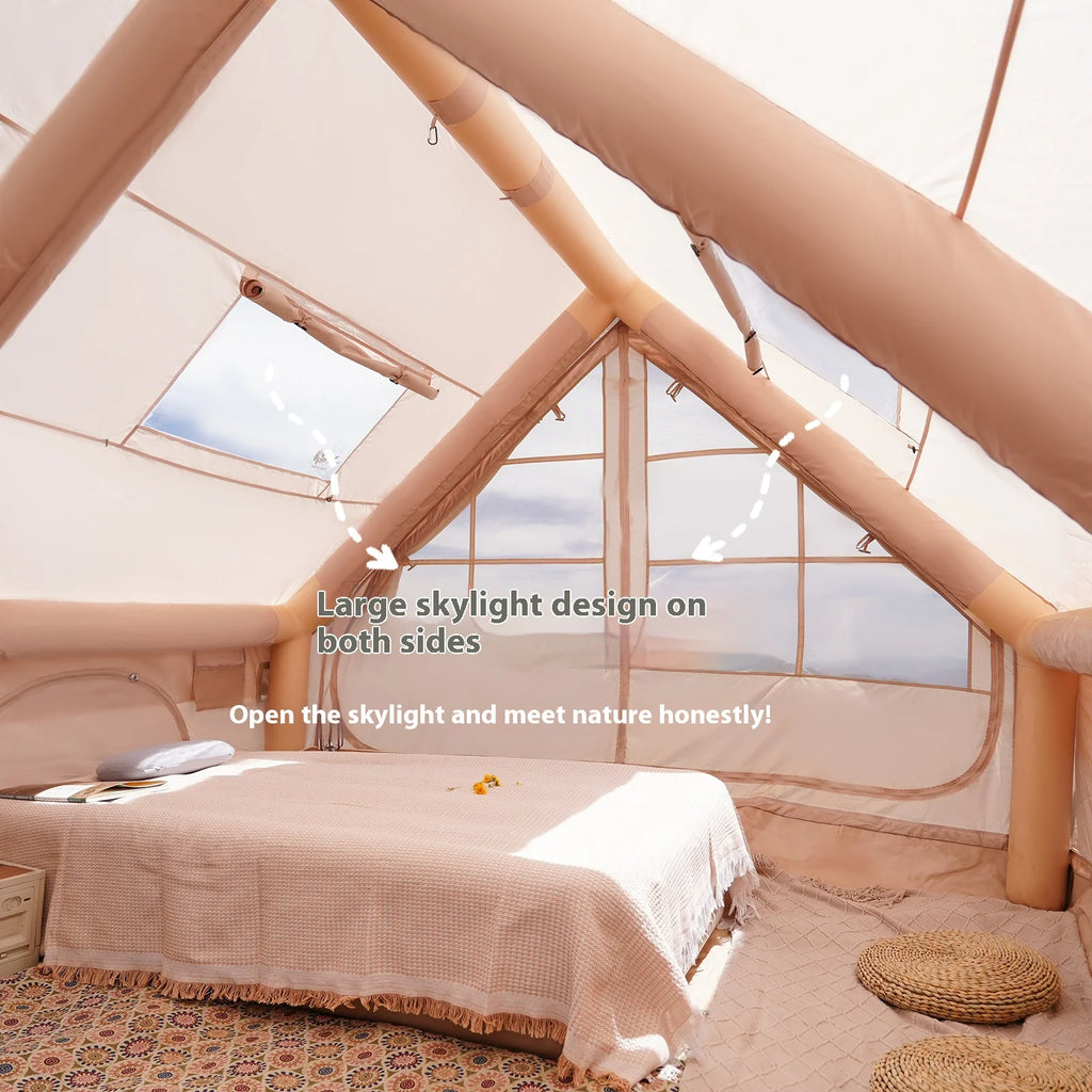 Inflatable Tents With Stove Plug