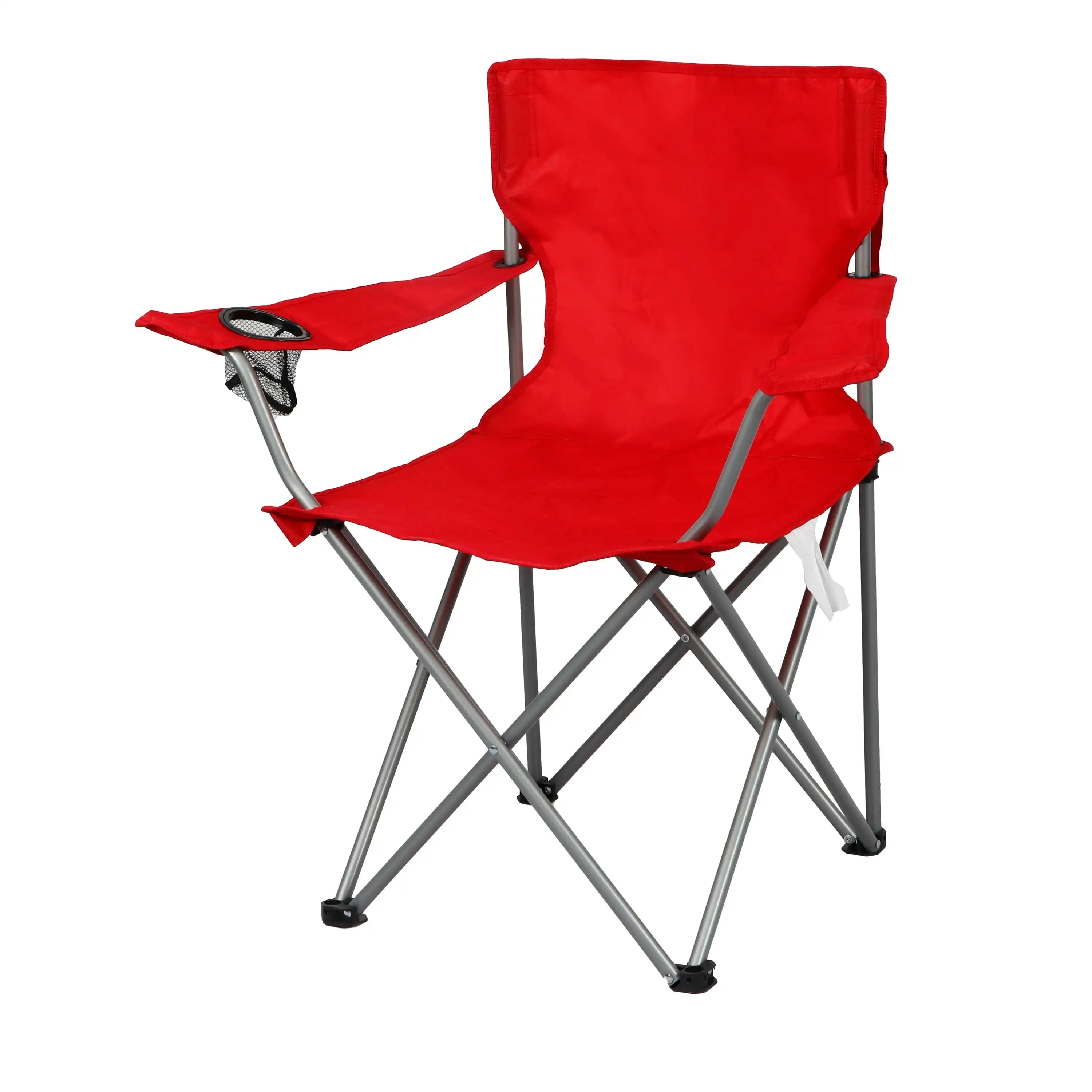 Folding Camp Chair with Cup Holder