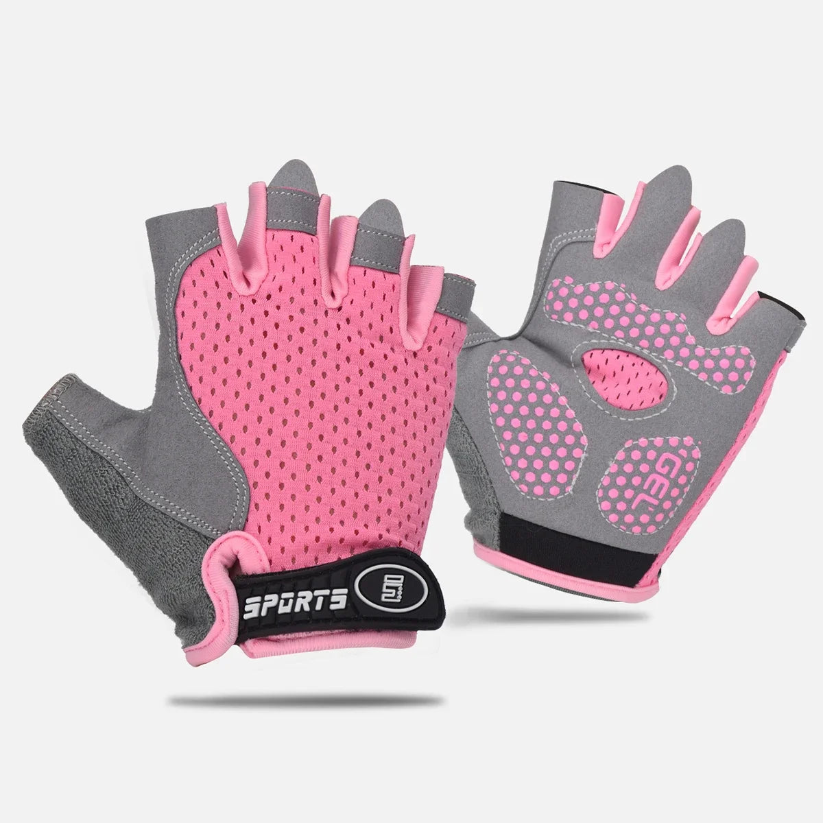 Outdoor Sports Cycling Half Finger Gloves For Boys Girls
