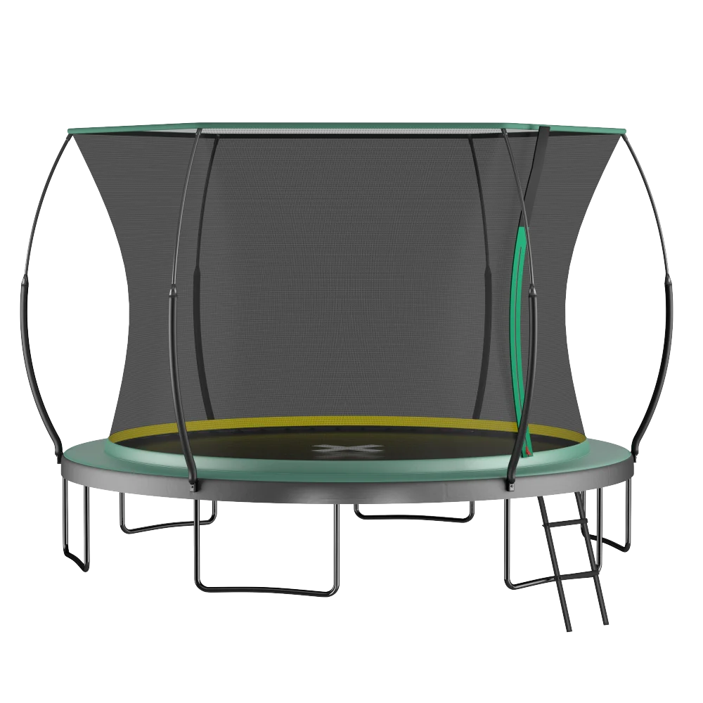 14FT Springfree No Gap Trampoline - Green