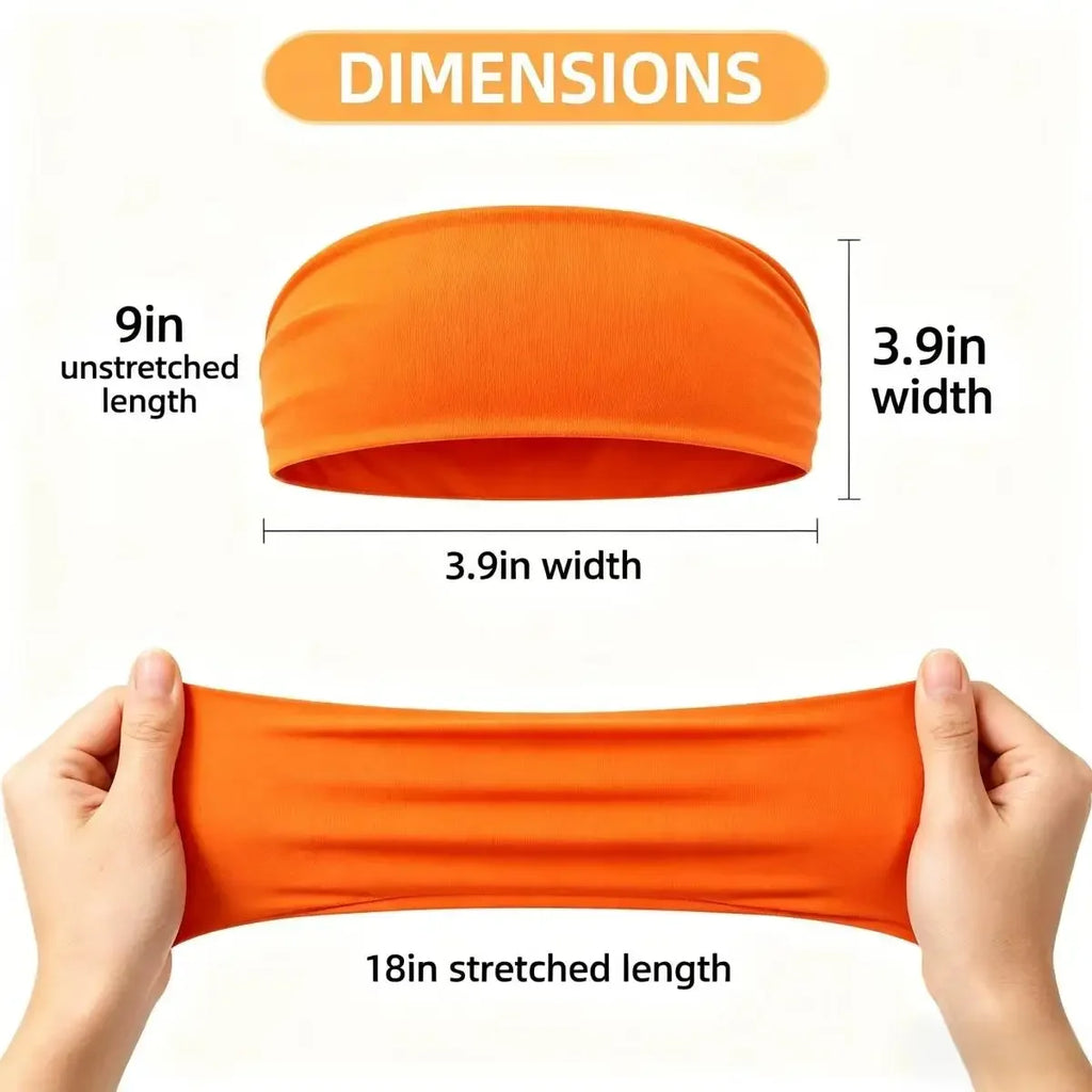 12Pcs/Set Women Elastic Sports Headbands
