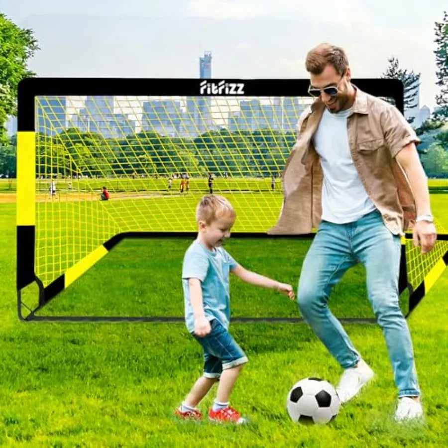 4x3ft Portable Pop Up Soccer Net Set